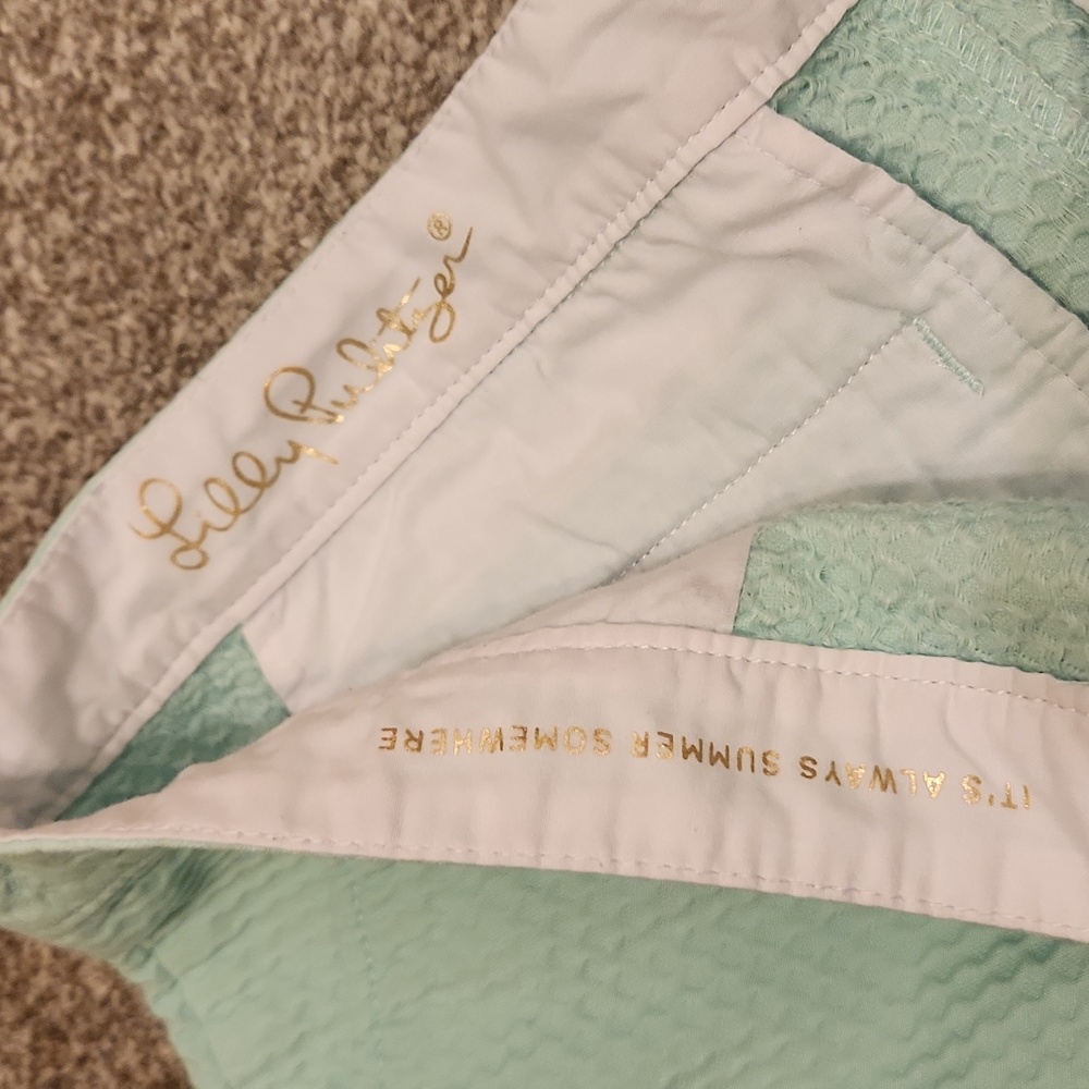 Lilly Pulitzer Buttercup Short in Mint - Size 10 - Picture 3 of 5